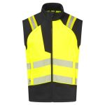 PW3 Modaflame Softshell Hi-Vis FR lángálló mellény - Sárga/Fekete