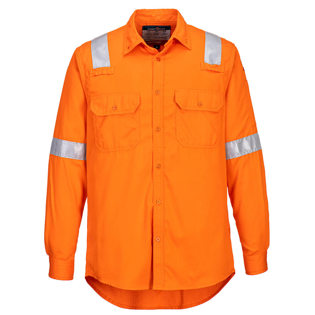 FR Lightweight könnyű lángálló antisztatikus ing - Narancs FR Lightweight könnyű lángálló antisztatikus ing - Narancs - Image 1