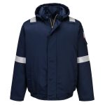 Bizflame Work+ FR lángálló bélelt télikabát - Navy