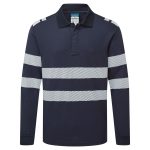 PW3 Modaflame lángálló hosszú ujjú pólóing - Navy