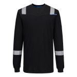 WX3 Modaflame Knit T-Shirt L/S - Fekete