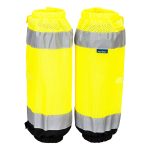 Hi-Vis kontrasztos lábszárvédő - Sárga/Fekete