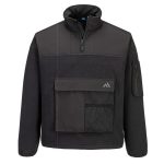 KX3 1/4 Zip polár - Fekete