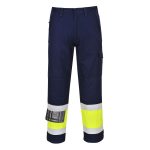 Hi-Vis Modaflame nadrág - Sárga/Navy