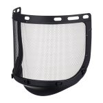 Etched Steel Mesh Visor Plus - Fekete