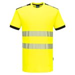 PW3 Hi-Vis T-Shirt  S/S - Sárga/Fekete