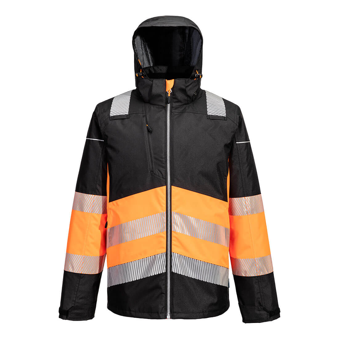 PW3 Hi-Vis Class 1 télikabát - Narancs/Fekete PW3 Hi-Vis Class 1 télikabát - Narancs/Fekete - Image 1