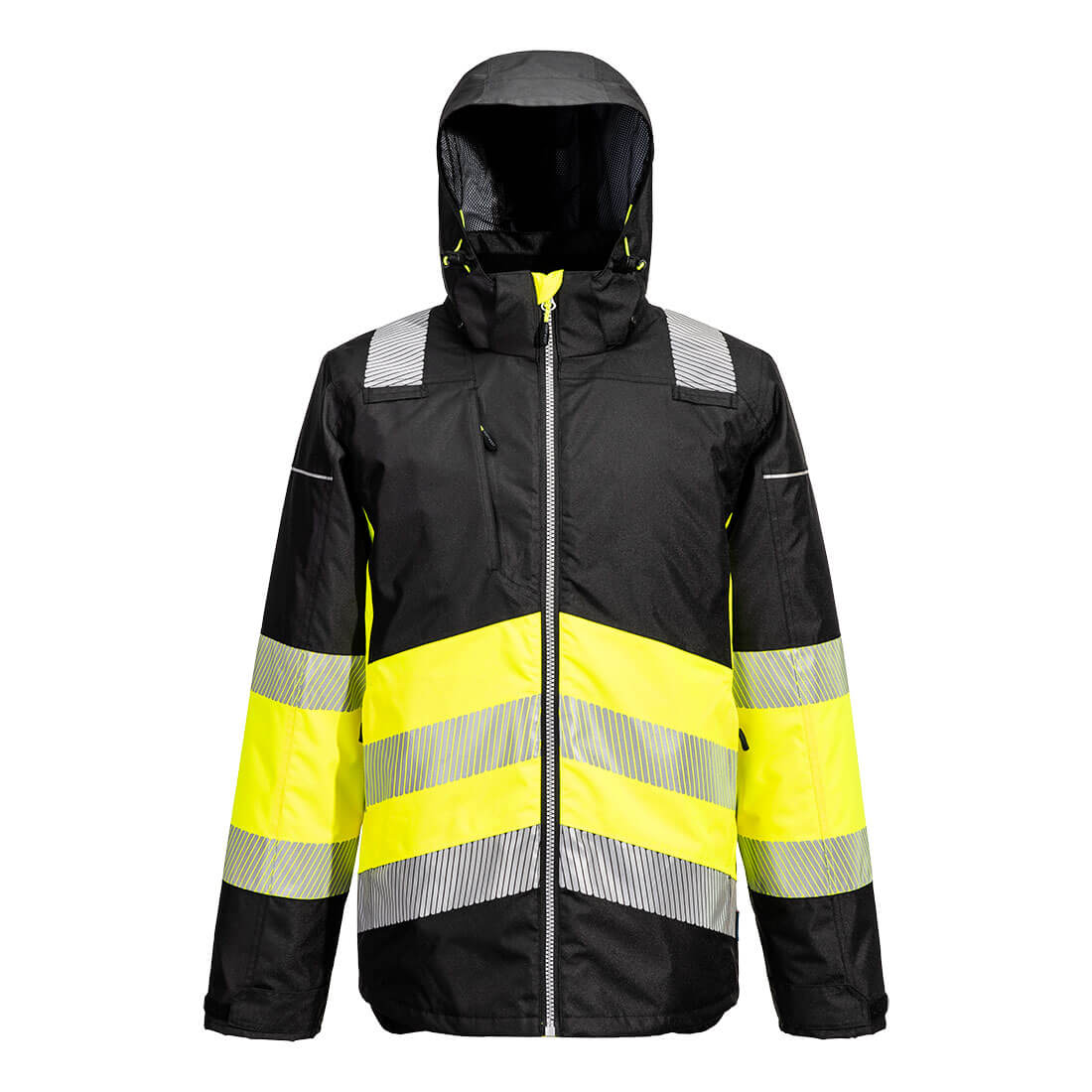 PW3 Hi-Vis Class 1 télikabát - Sárga/Fekete PW3 Hi-Vis Class 1 télikabát - Sárga/Fekete - Image 1