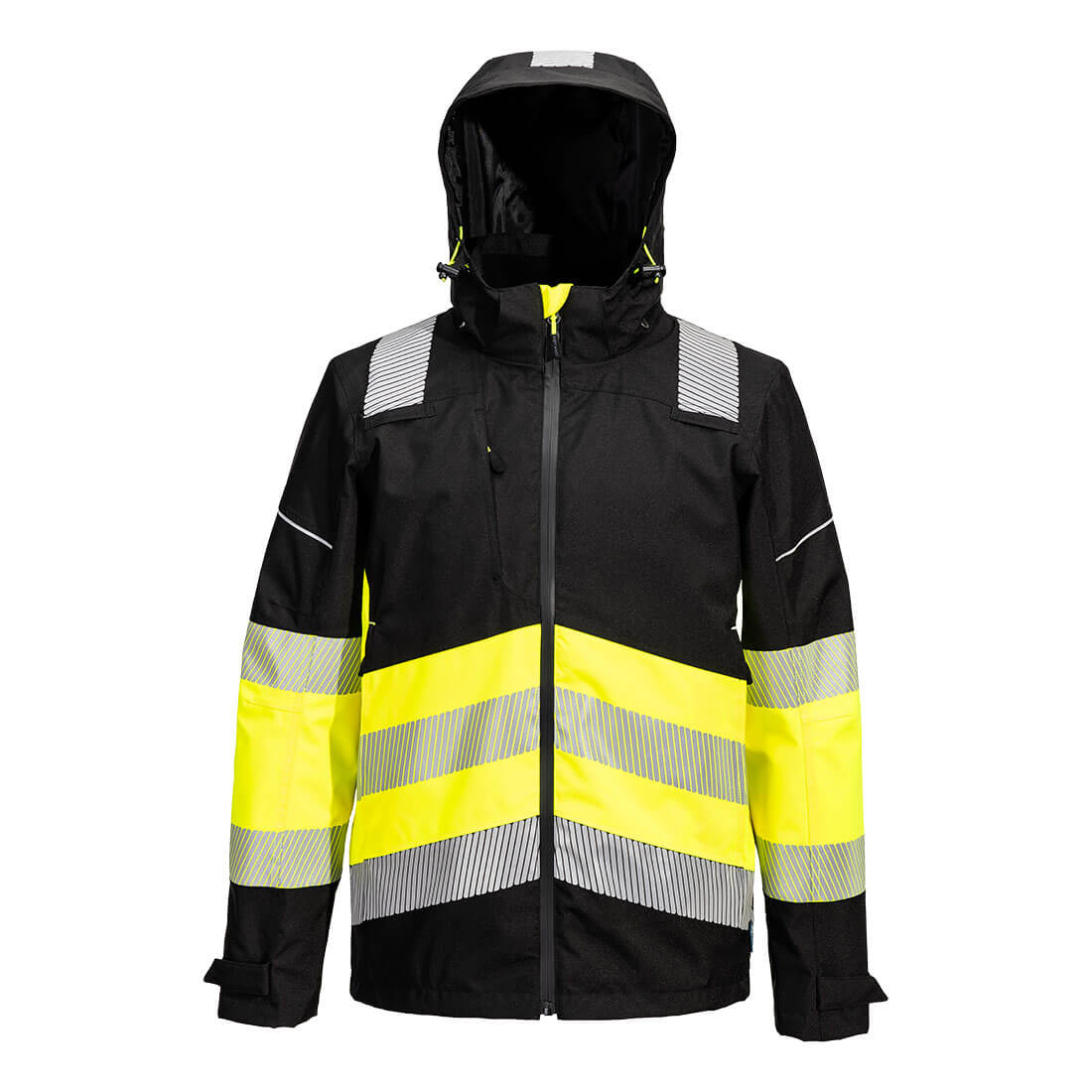 PW3 Hi-Vis Class 1 Extreme lélegző esőkabát - Sárga/Fekete PW3 Hi-Vis Class 1 Extreme lélegző esőkabát - Sárga/Fekete - Image 1