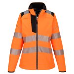 PW3 Hi-Vis női Softshell - Narancs/Fekete