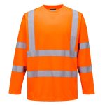 Hi-Vis hosszú ujjú póló - Narancs