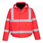 Hi-Vis bomber dzseki - Piros