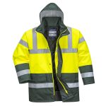Hi-Vis Kéttónusú Traffic kabát - Sárga/Zöld