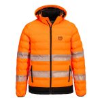 Hi-Vis Ultrasonic fűthető dzseki - Narancs/Fekete