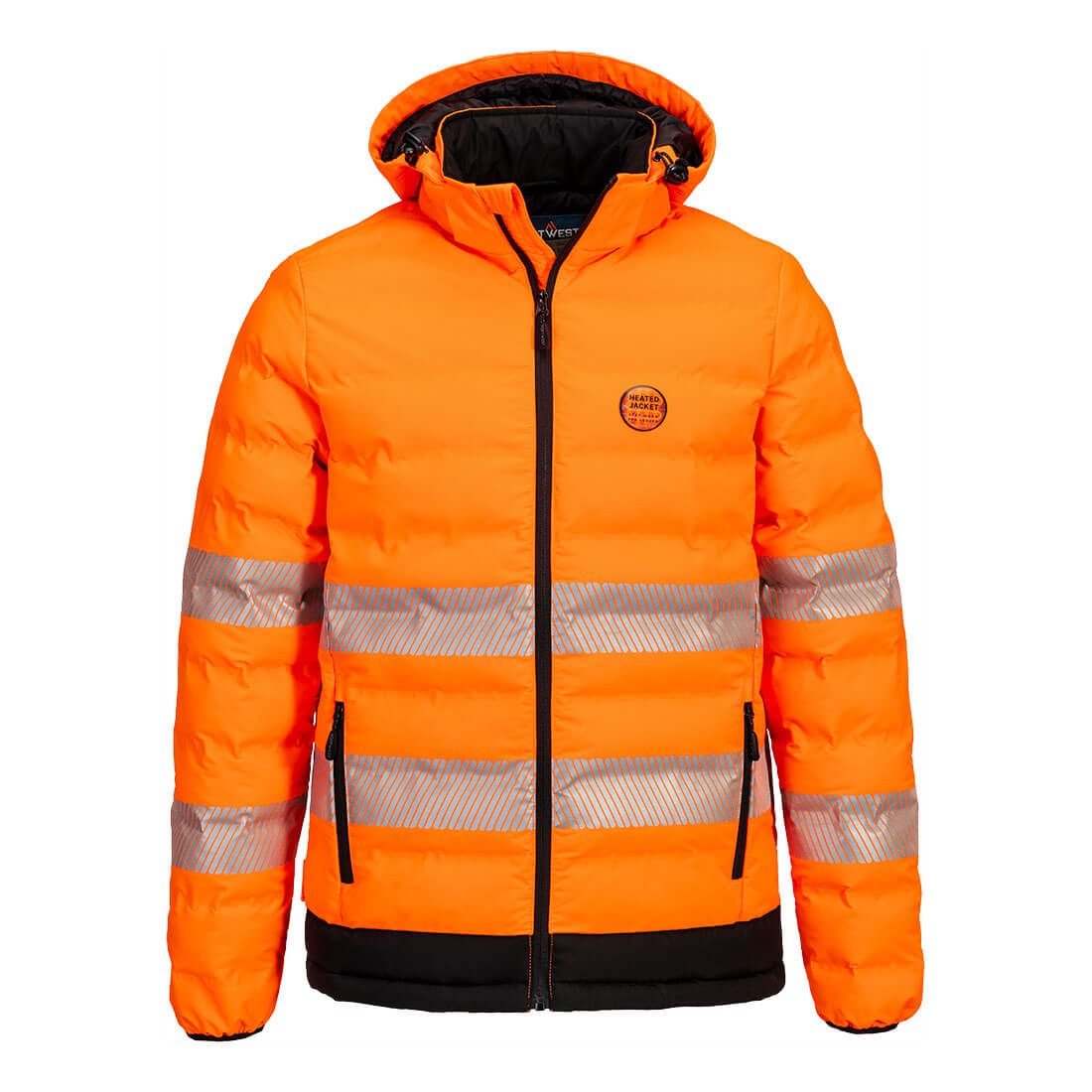 Hi-Vis Ultrasonic fűthető dzseki - Narancs/Fekete Hi-Vis Ultrasonic fűthető dzseki - Narancs/Fekete - Image 1