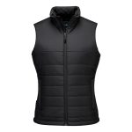Women's Insulated Baffle Gilet - Fekete