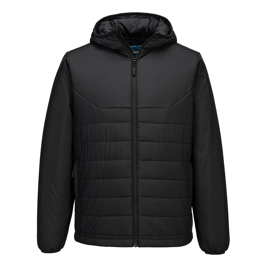 Hooded Insulated Baffle Jacket - Fekete Hooded Insulated Baffle Jacket - Fekete - Image 1