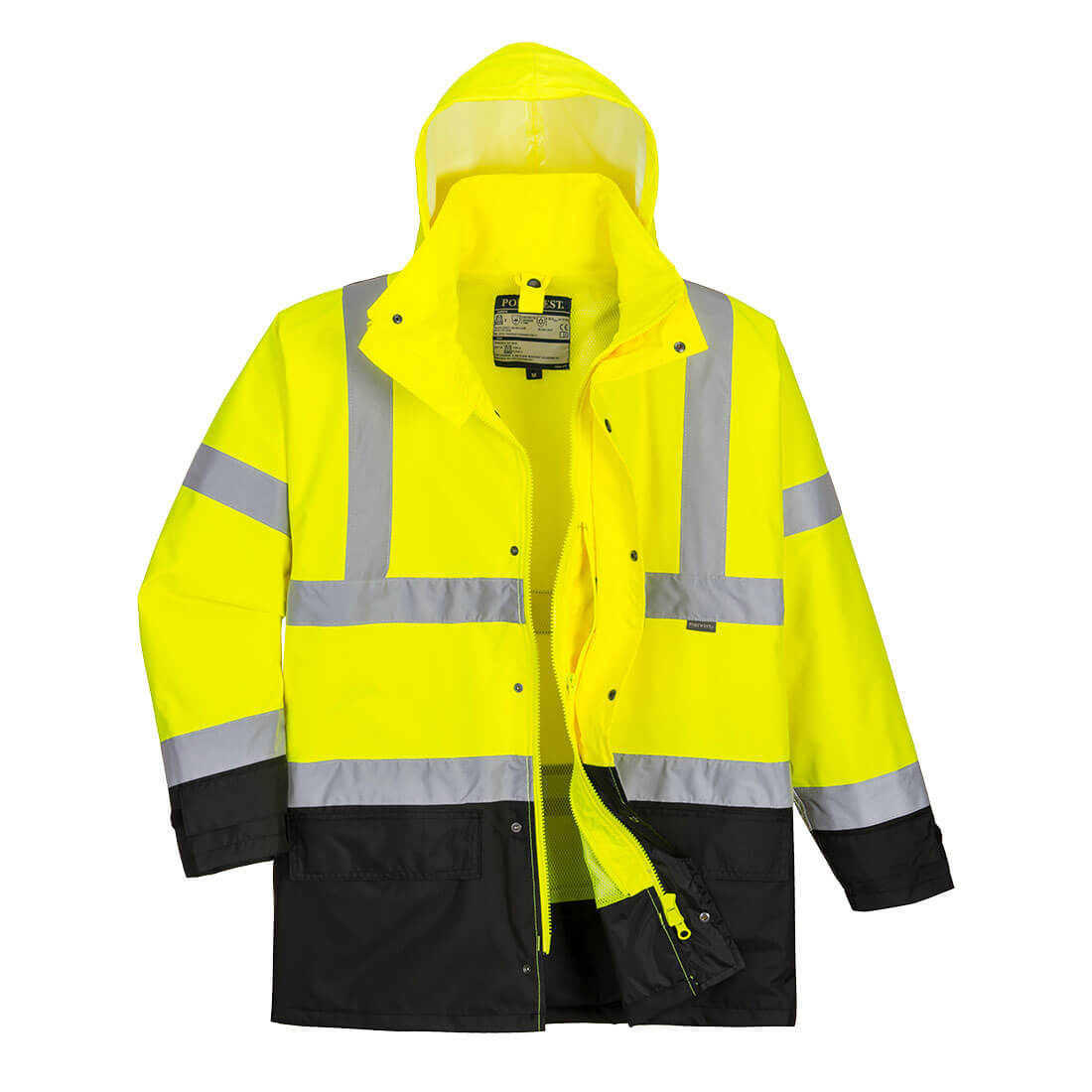 Hi-Vis Executive 5 az 1-ben kabát - Sárga/Fekete Hi-Vis Executive 5 az 1-ben kabát - Sárga/Fekete - Image 1