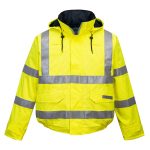 Bizflame Rain Hi-Vis Antistatic FR bomber kabát - Sárga