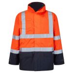 Bizflame Rain Hi-Vis Multi-Protection kabát - Narancs/Navy