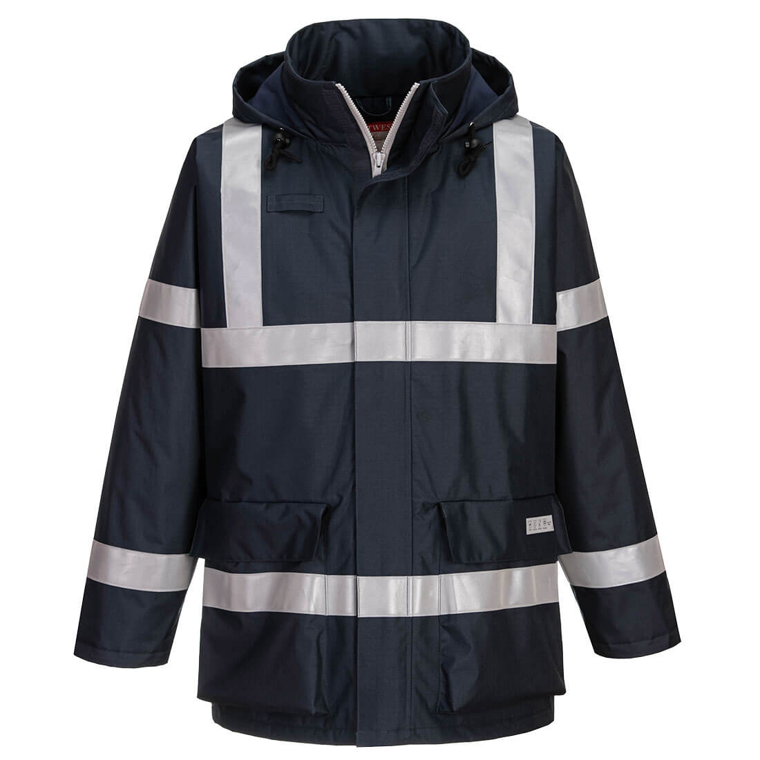 Bizflame Rain antisztatikus lángálló esőkabát - Navy Bizflame Rain antisztatikus lángálló esőkabát - Navy - Image 1