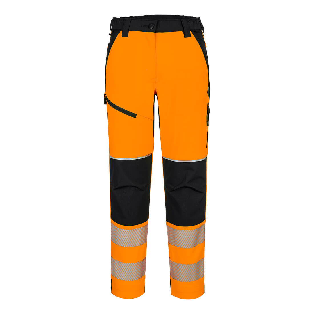 PW3 Hi-Vis Női streccs nadrág - Narancs/Fekete PW3 Hi-Vis Női streccs nadrág - Narancs/Fekete - Image 1
