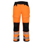 PW3 Hi-Vis hevederes nadrág - Narancs/Fekete