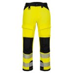PW3 Hi-Vis hevederes nadrág - Sárga/Fekete