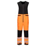 PW3 Hi-Vis esőálló overál (3L) - Narancs/Fekete