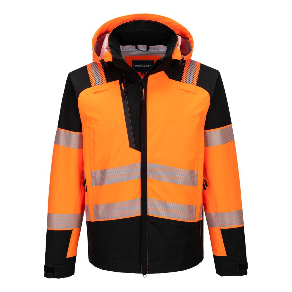PW3 Hi-Vis esőkabát (3L) - Narancs/Fekete PW3 Hi-Vis esőkabát (3L) - Narancs/Fekete - Image 1