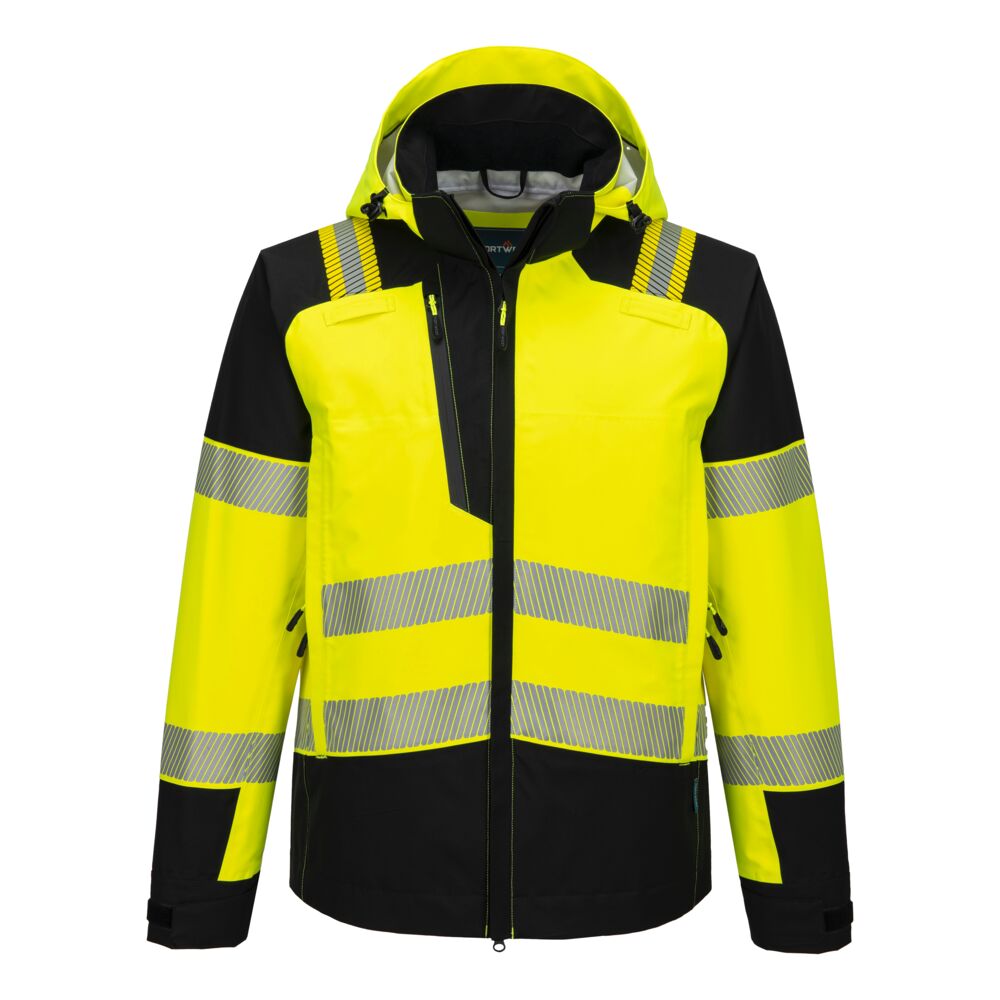 PW3 Hi-Vis esőkabát (3L) - Sárga/Fekete PW3 Hi-Vis esőkabát (3L) - Sárga/Fekete - Image 1