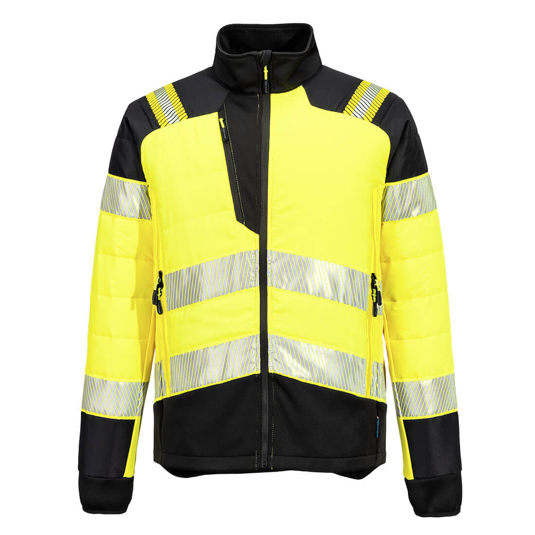 PW3 Hi-Vis Hybrid Baffle kabát - Sárga/Fekete PW3 Hi-Vis Hybrid Baffle kabát - Sárga/Fekete - Image 1