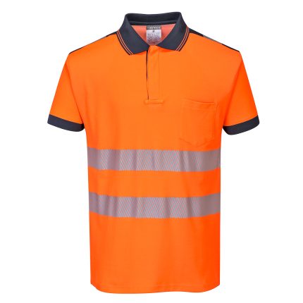 PW3 Hi-Vis pólóing S/S - Narancs/Navy