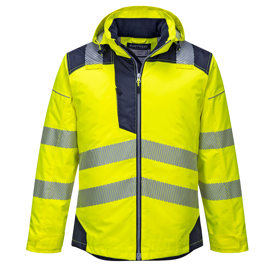 PW3 Hi-Vis télikabát - Sárga/Navy PW3 Hi-Vis télikabát - Sárga/Navy - Image 1