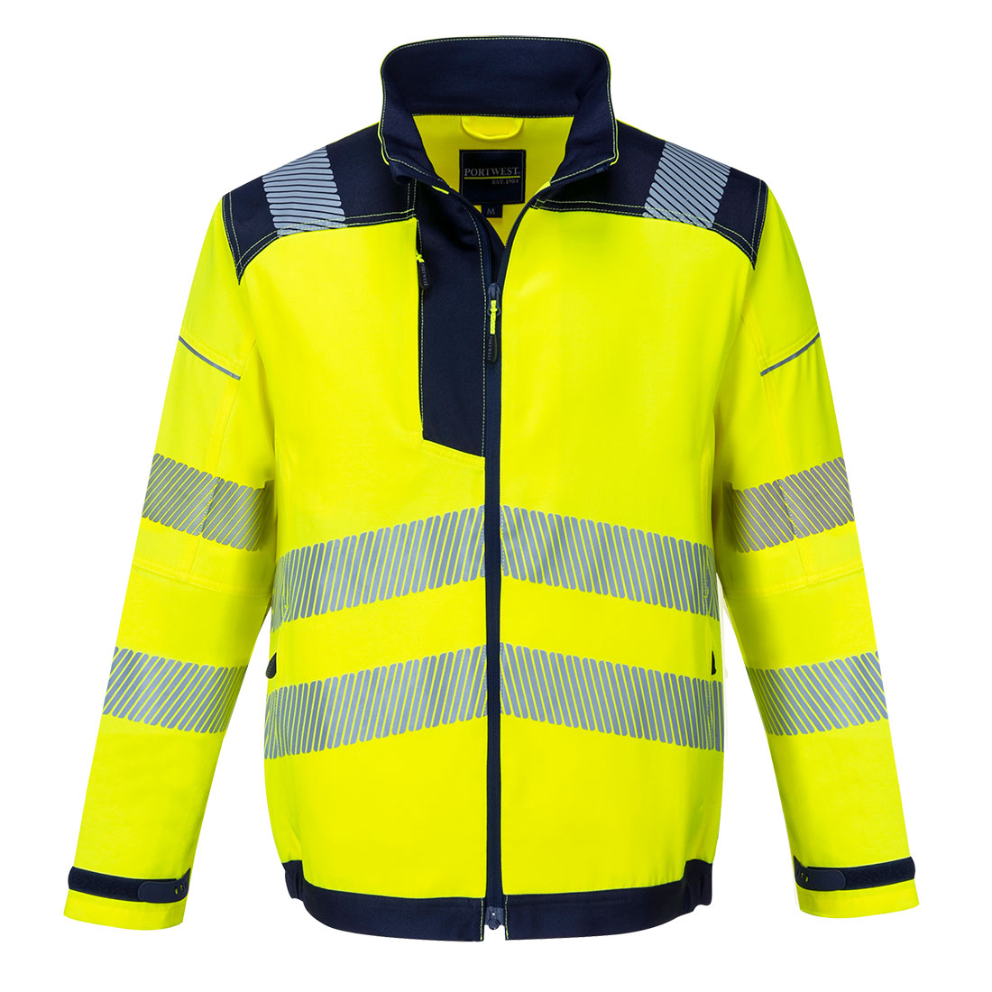 PW3 Hi-Vis kabát - Sárga/Navy PW3 Hi-Vis kabát - Sárga/Navy - Image 1