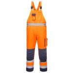 Dijon Hi-Vis kantáros nadrág - Narancs/Navy