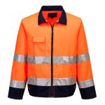Madrid Hi-Vis kabát - Narancs/Navy