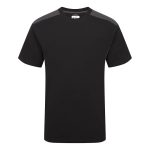 Kéttónusú Póló S/S - Fekete/Szürke